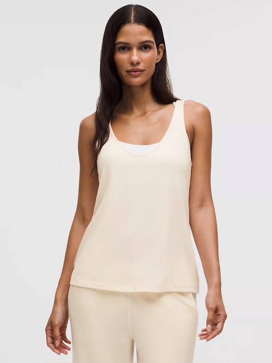 lululemon athletica Tops - NWT Lululemon BeCalm V-Neck Tank - Coconut Ivory Large